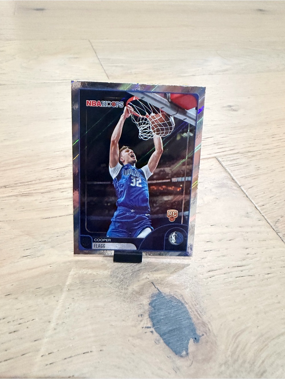2025-26 Topps NBA Hoops Cooper Flagg Light Burst Rookie RC Mavericks #35